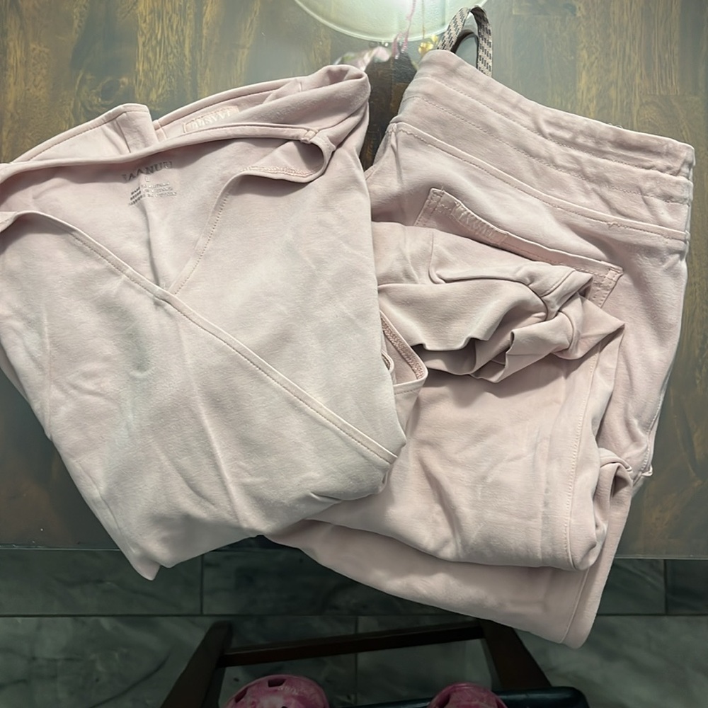 Jaanuu Blush Pink scrub set